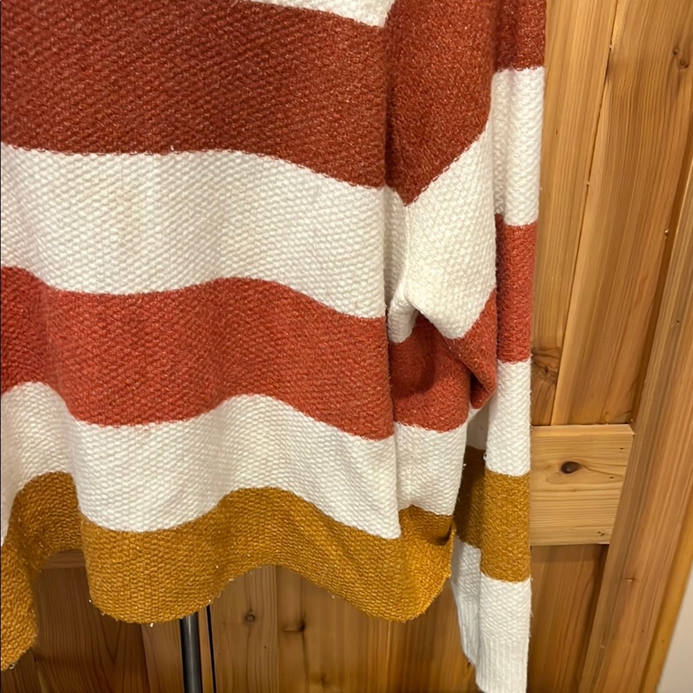 PINQUE Colorful Striped Crew Neck Sweater - Picture 5 of 11
